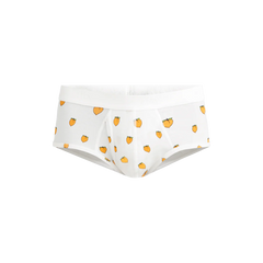 Stretch Cotton Brief w/ Fly | Peaches