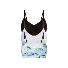 UltraModal™ FeelFree Ruched Bralette 3-Pack | Psycheshellic Pack