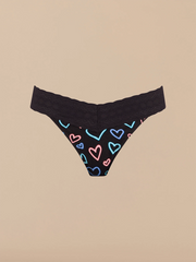 UltraModal™ Lace V-Front Thong | Electric Hearts 2.0