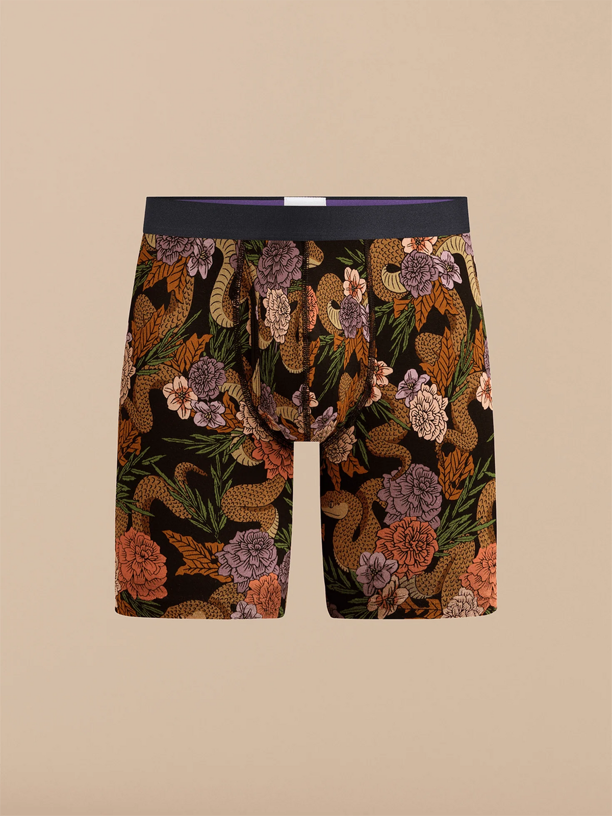 UltraModal™ Core Ball Caddy™ Long Boxer Brief w/ Fly | Garden Snake
