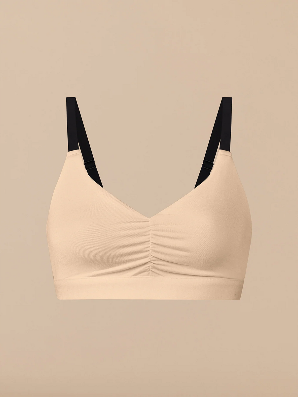 Curvy UltraModal™ FeelFree Ruched Bralette | Brazilian Sand