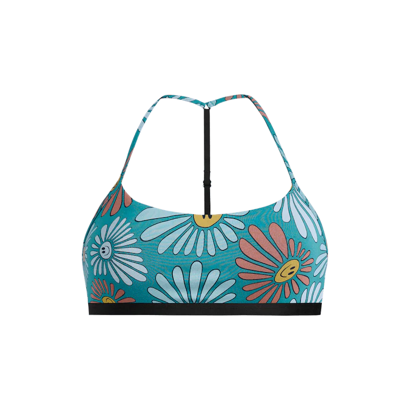 UltraModal™ Core T-Back Bralette | Disco Daisies