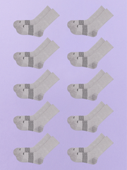 Essential Crew Sock 10-Pack | Heather Grey Pack