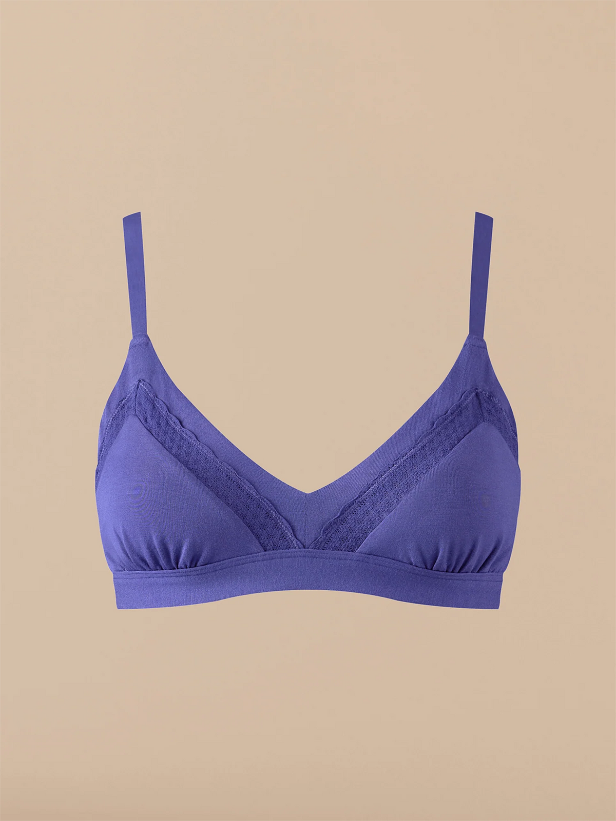 UltraModal™ Lace Triangle Bralette | Berry Blue