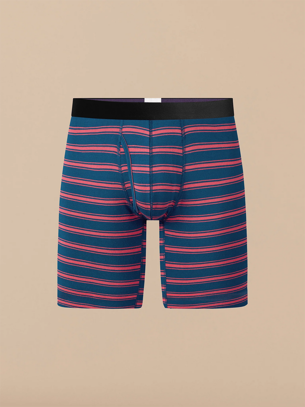 UltraModal™ Core Long Boxer Brief w/ Fly | Set Sail Stripes