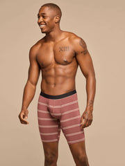 UltraModal™ Core Long Boxer Brief w/ Fly | Desert Heat Stripes