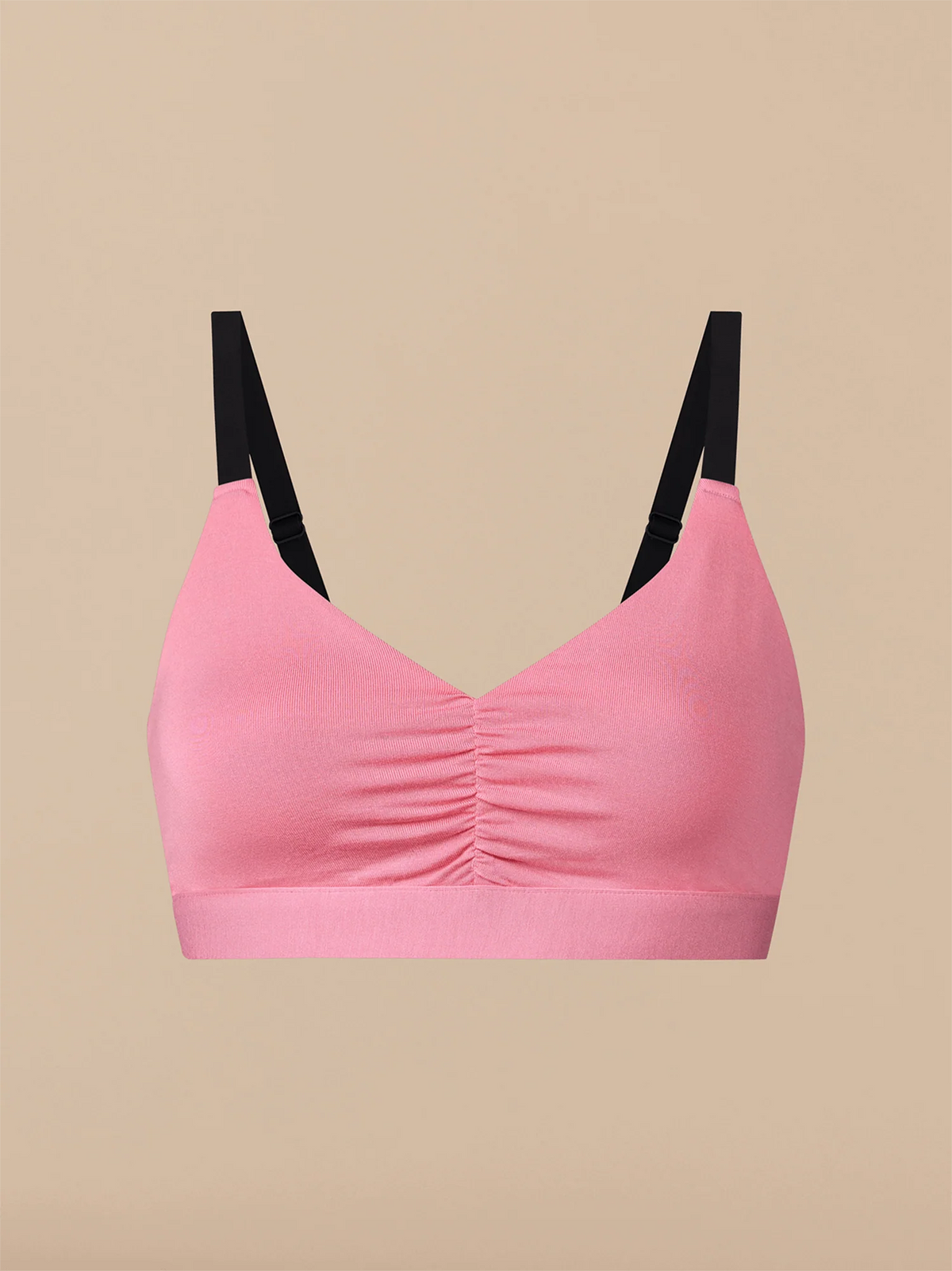 Curvy UltraModal™ FeelFree Ruched Bralette | Pop Pink