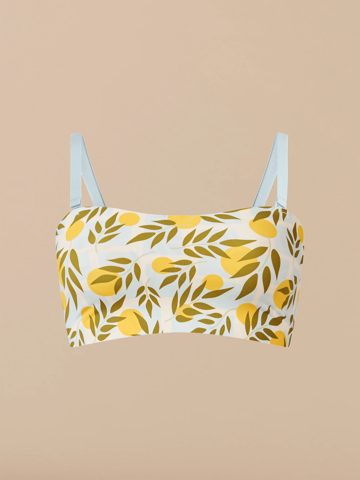 Seamless Bandeau Bralette | Summer Oranges