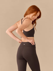 MoveMe Longline Sports Bra | Black