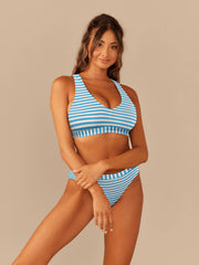 Curvy UltraModal™ FeelFree Racerback Bralette | Amalfi Stripes