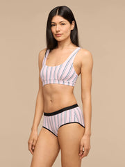 UltraModal™ FeelFree Square Neck Bralette | Hamptons Stripes
