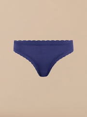 UltraModal™ Lace Tanga | Navy