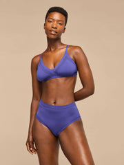 UltraModal™ Lace High-Waisted Cheeky Bikini | Berry Blue