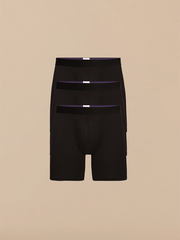 UltraModal™ Core Ball Caddy™ Boxer Brief w/ Fly 3-Pack | Black