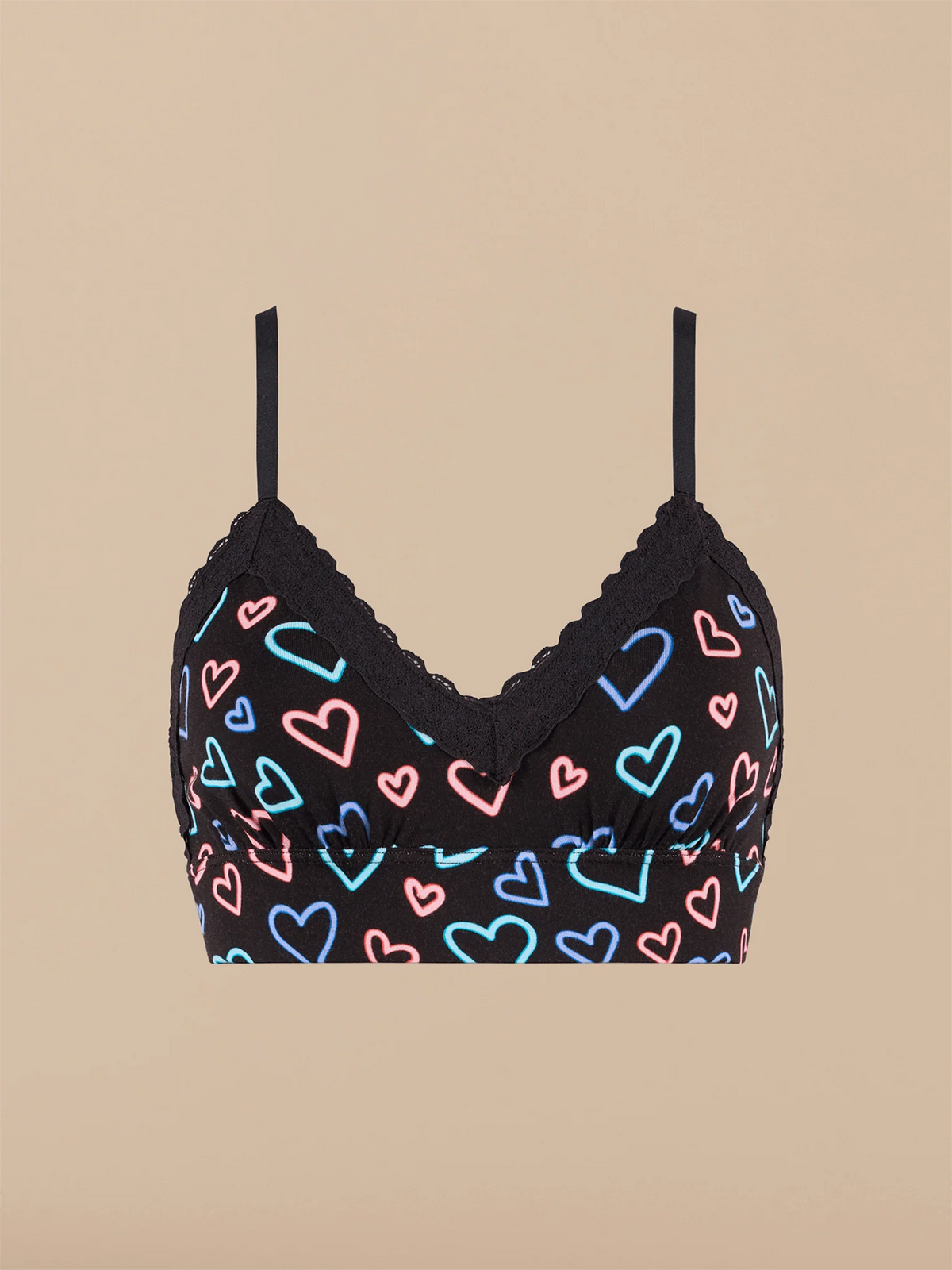 UltraModal™ Lace Plunge Bralette | Electric Hearts 2.0