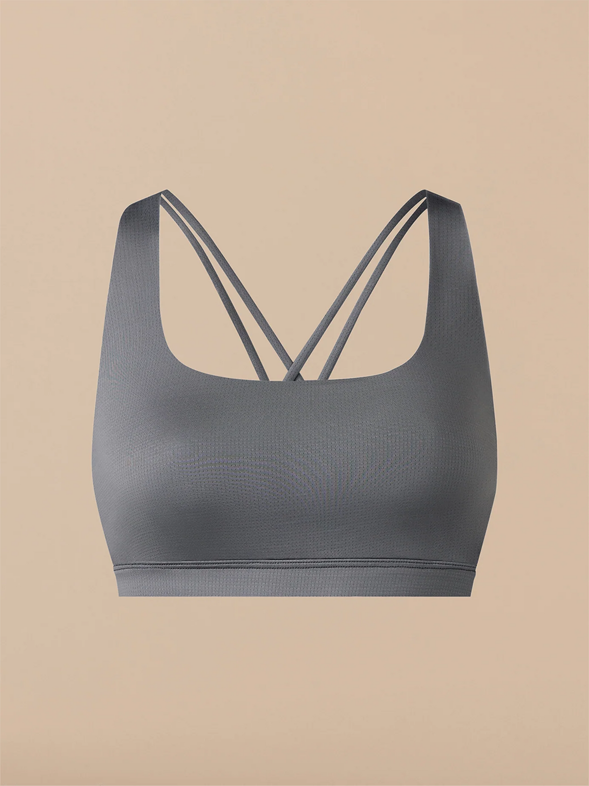 Breathe Strappy Back Bralette | Grey