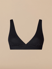 All Over Lace Plunge Bralette | Black Feather