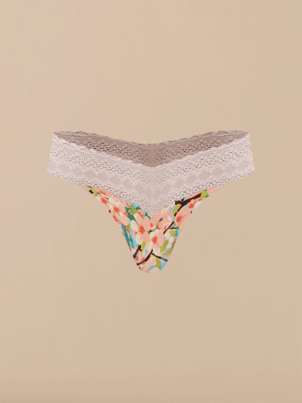 UltraModal™ Lace V-Front Thong | Cherry Blossom
