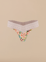 UltraModal™ Lace V-Front Thong | Cherry Blossom