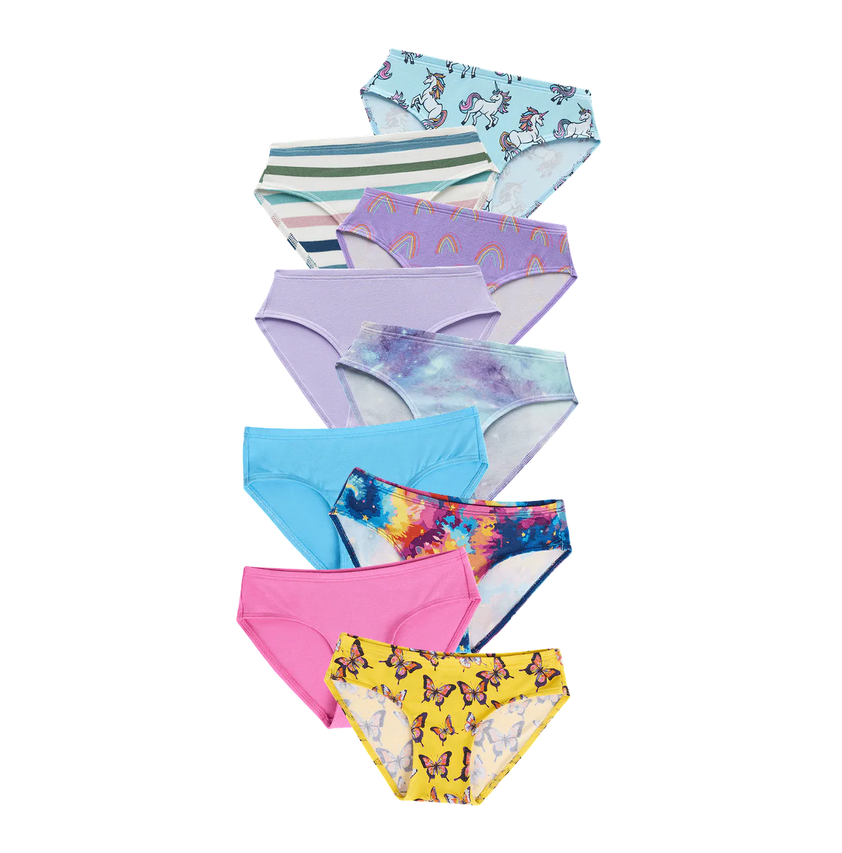 UltraModal™ FeelFree Girls Bikini Brief 9-Pack | Mix of Magic Pack