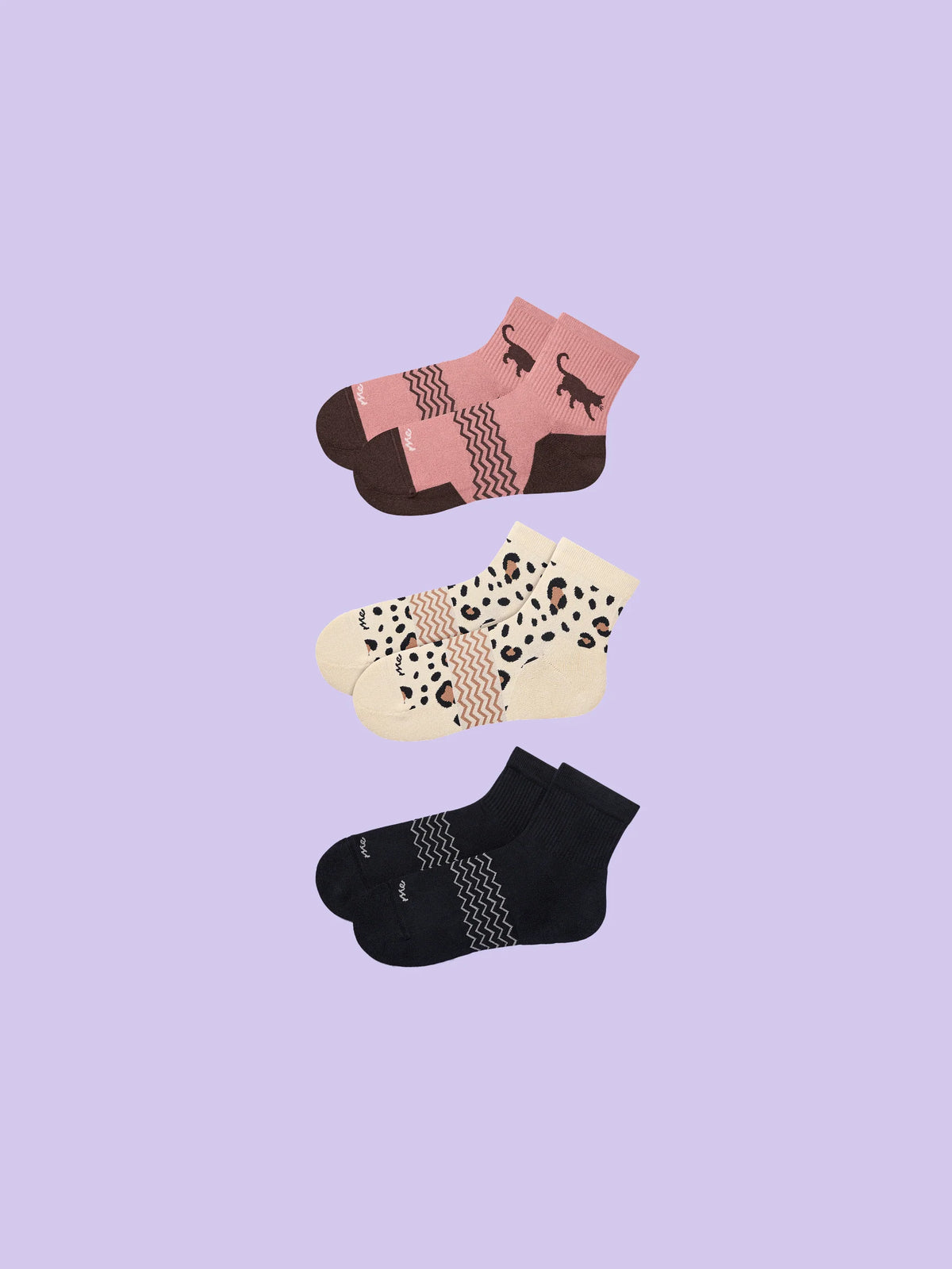 Essential Quarter Sock 3-Pack | Purrfect Pack