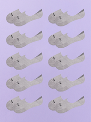 Essential No Show Sock 10-Pack | Heather Grey Pack
