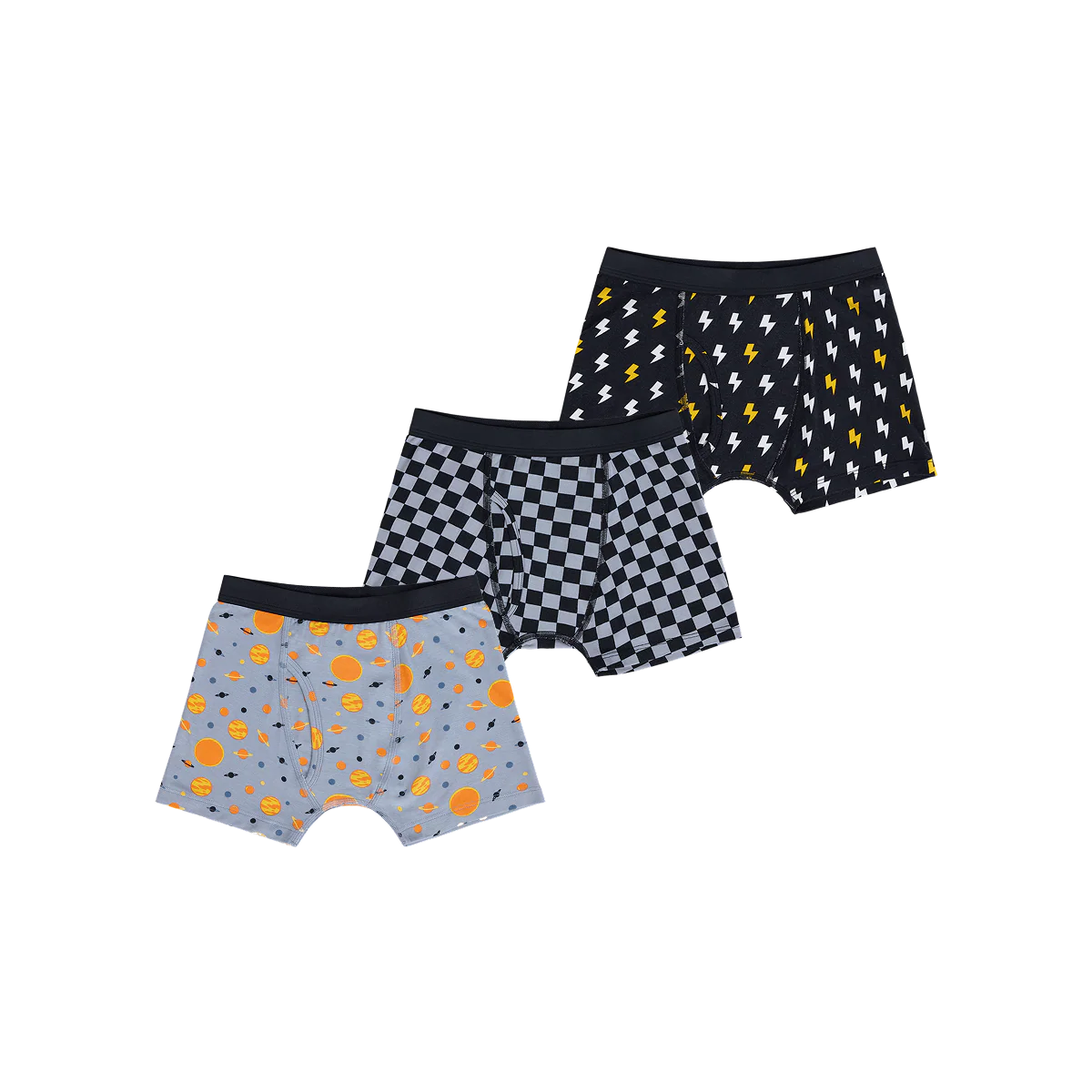 UltraModal™ Kids Core Boys Boxer Brief 3-Pack | Cosmic Shock
