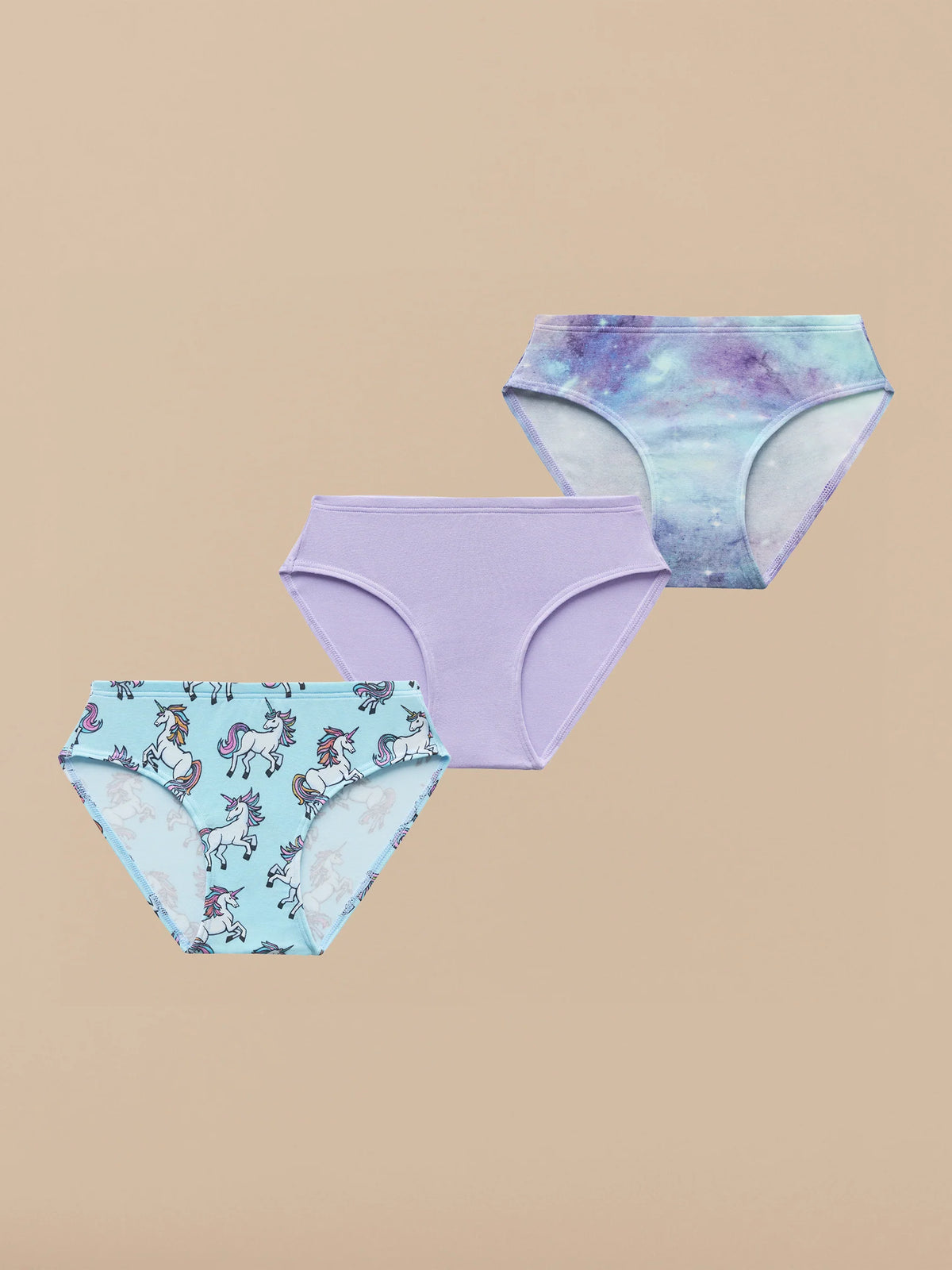 UltraModal™ Kids FeelFree Girls Bikini Brief 3-Pack | Mystical Pack