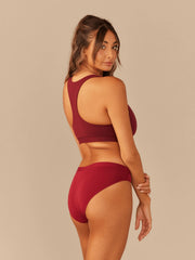 Curvy UltraModal™ FeelFree Racerback Bralette | Cabernet