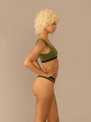 UltraModal™ Core Scoop Bralette | Heather Olive