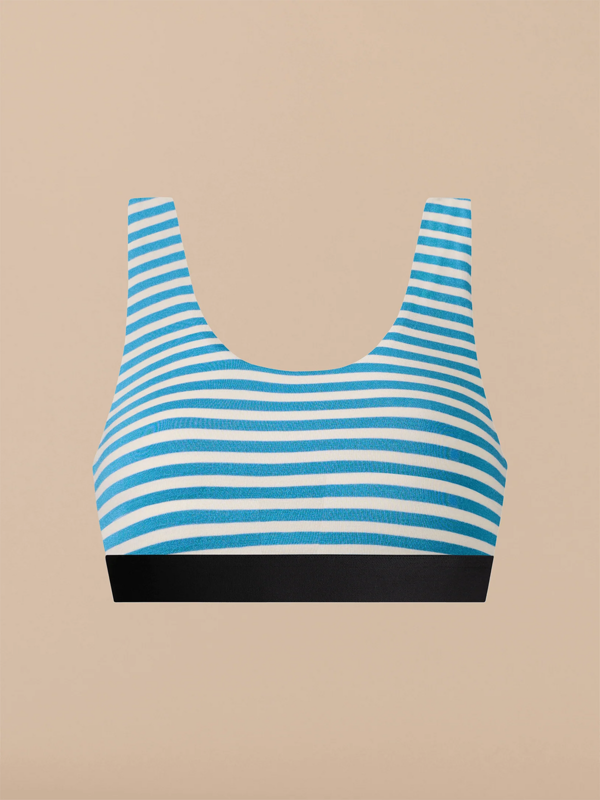 Curvy UltraModal™ Core Scoop Bralette | Amalfi Stripes