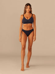 Curvy UltraModal™ FeelFree Ruched Bralette | Dark Sapphire/Dark Sapphire