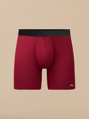 Breathe Ball Caddy™ Boxer Brief w/ Fly | Cabernet