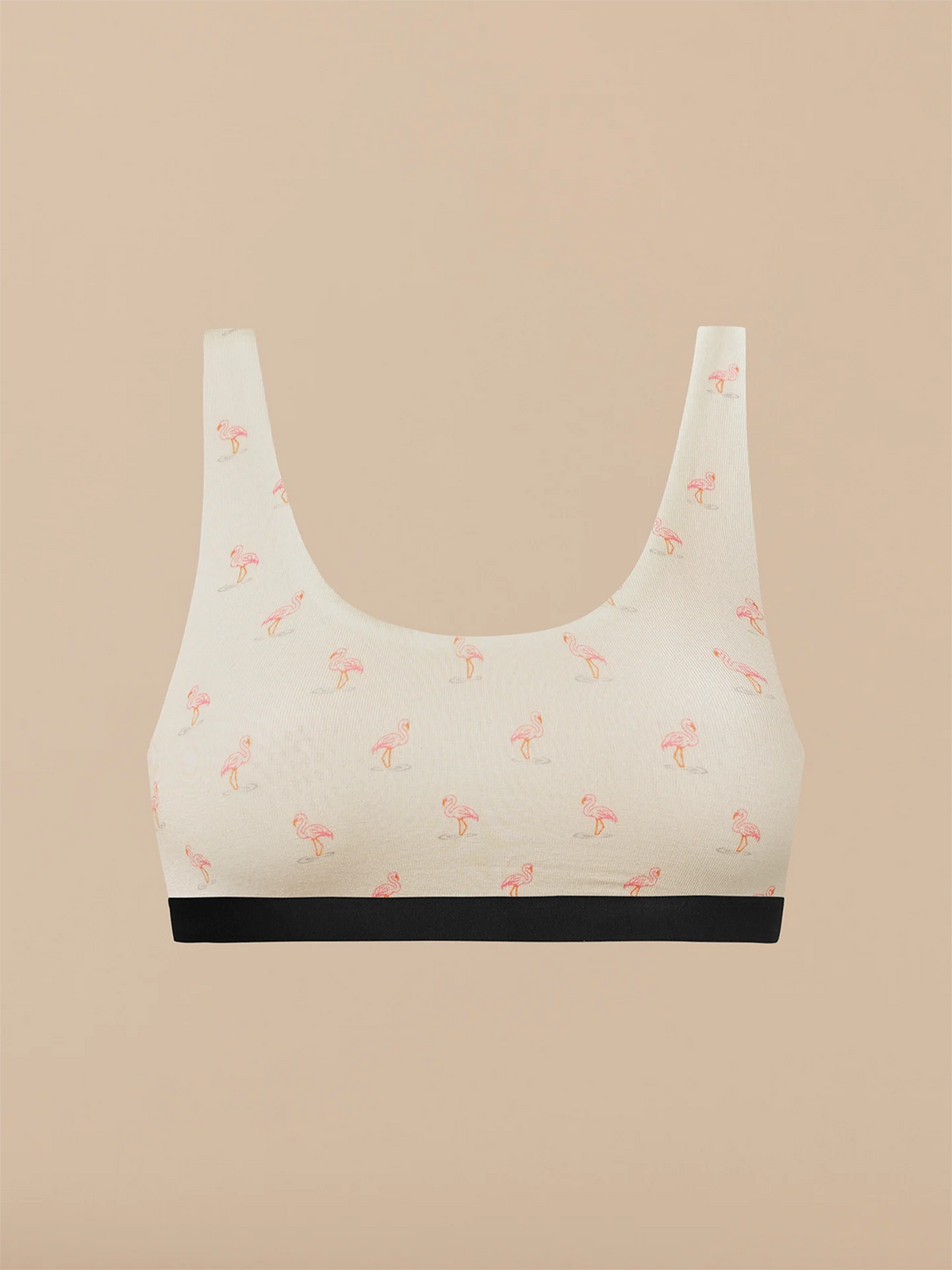 UltraModal™ Core Scoop Bralette | Blue Flamingos