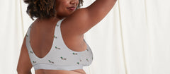 Stretch Cotton Scoop Bralette | Ducks