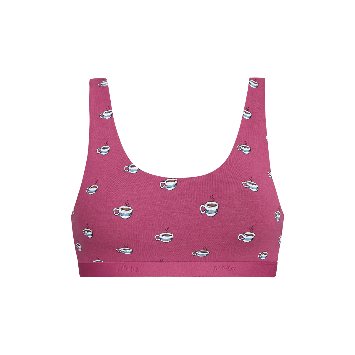 Stretch Cotton Scoop Bralette | Cozy Cups