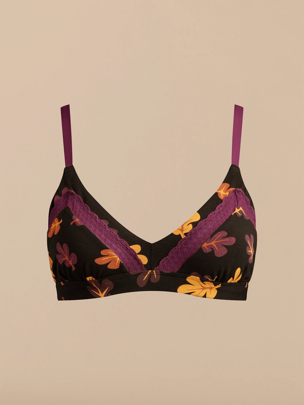 UltraModal™ Lace Triangle Bralette | Fall Leaves