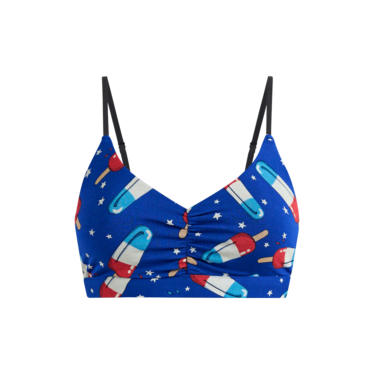 UltraModal™ FeelFree Ruched Bralette | Patriotic Pops