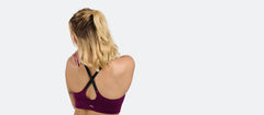 MoveMe Longline Sports Bra | Sangria