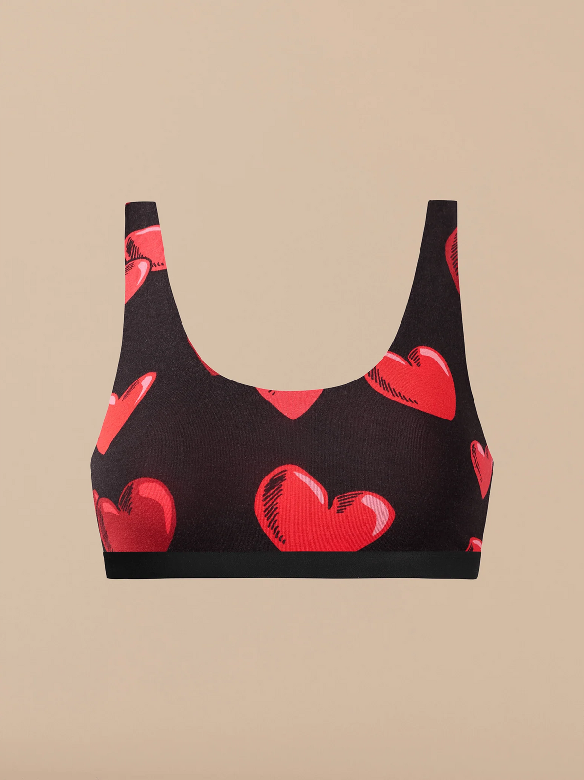 UltraModal™ Core Scoop Bralette | Floating Hearts