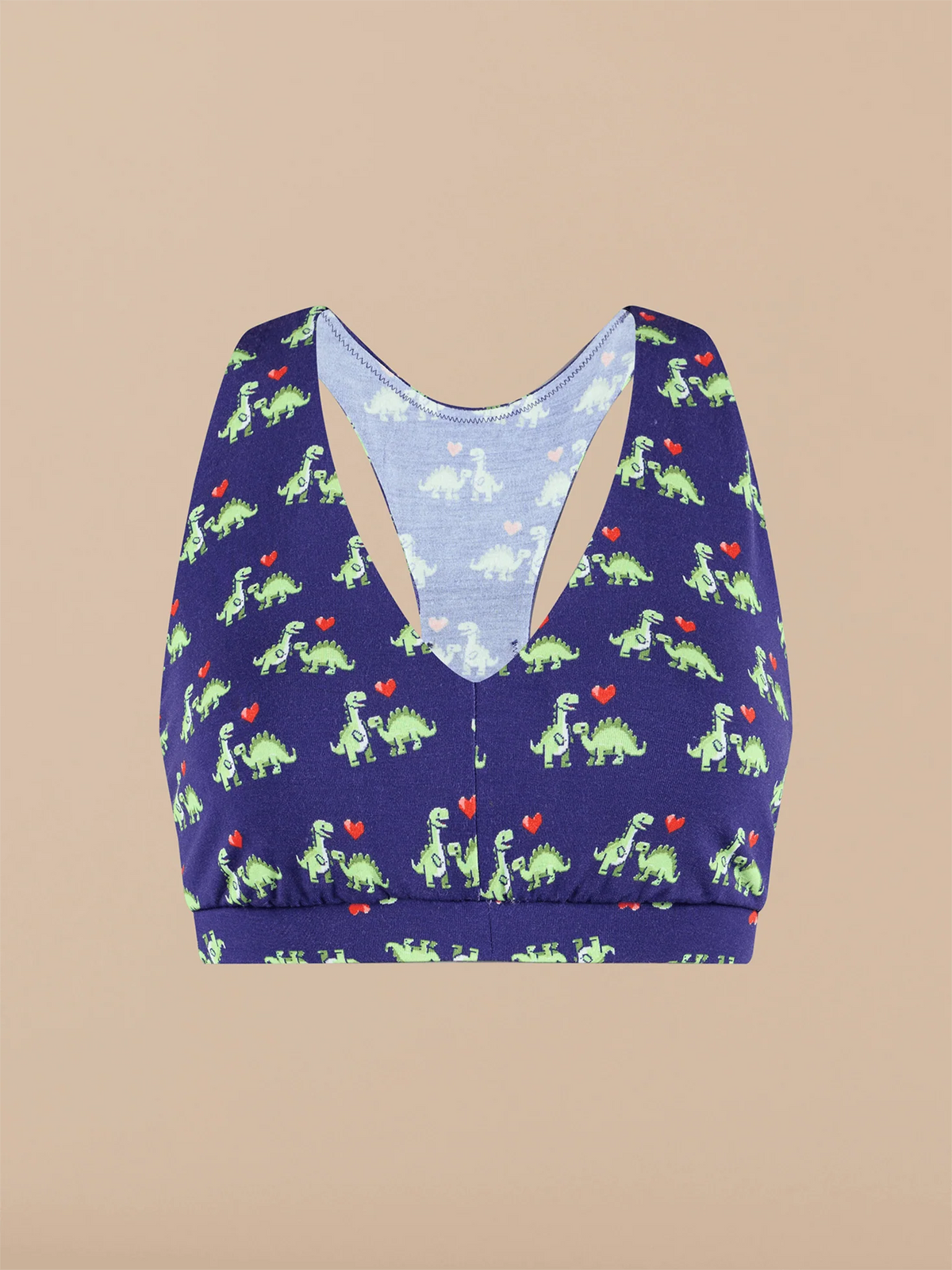 UltraModal™ FeelFree Curvy Racerback Bralette | Jurassic Joy
