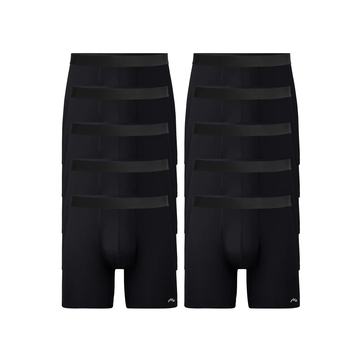 Breathe Boxer Brief w/ Fly 10-Pack | Black Pack
