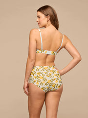 Seamless High-Waisted Shortie | Summer Oranges