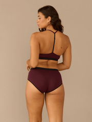 UltraModal™ Core T-Back Bralette | Heather Wine