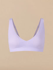 Seamless Plunge Bralette | Lavender