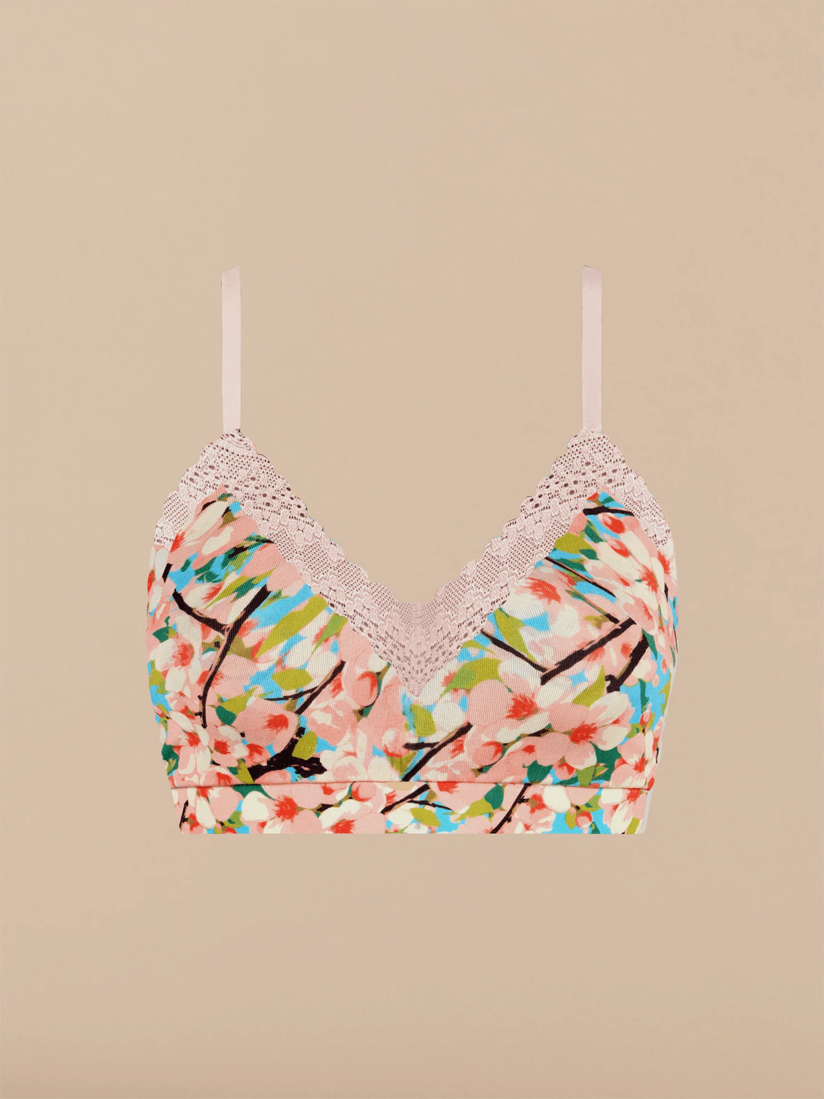 UltraModal™ Lace Plunge Bralette | Cherry Blossom