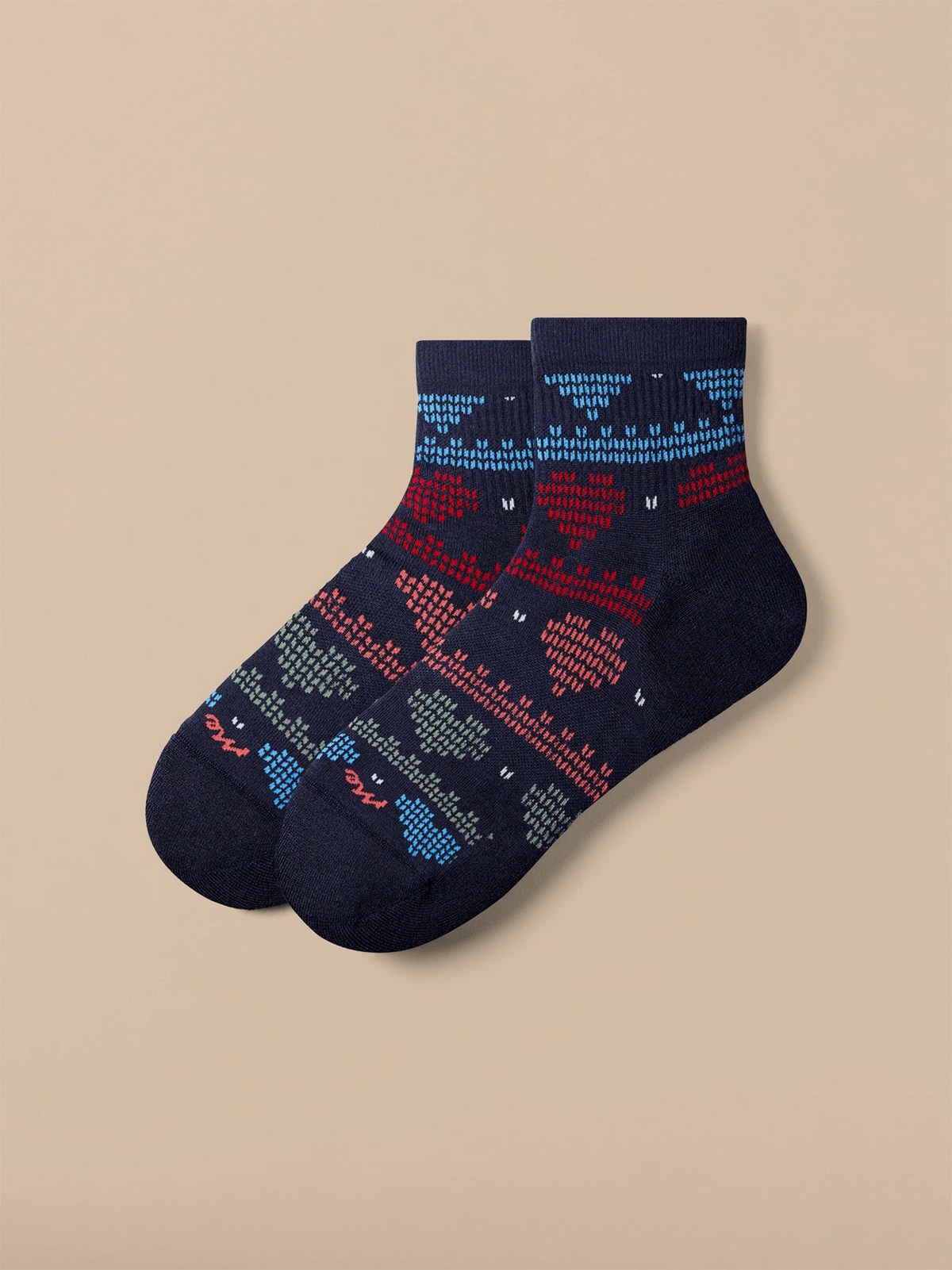 Essential Quarter Sock | Heart Sweater