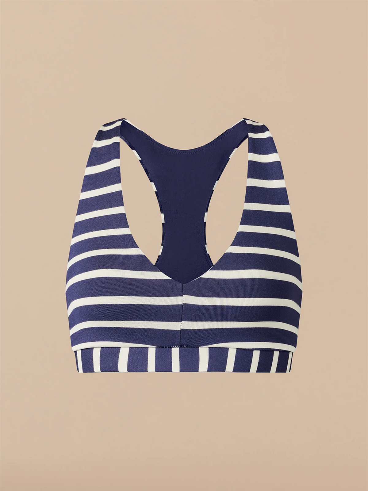 UltraModal™ FeelFree Racerback Bralette | Navy Stripes