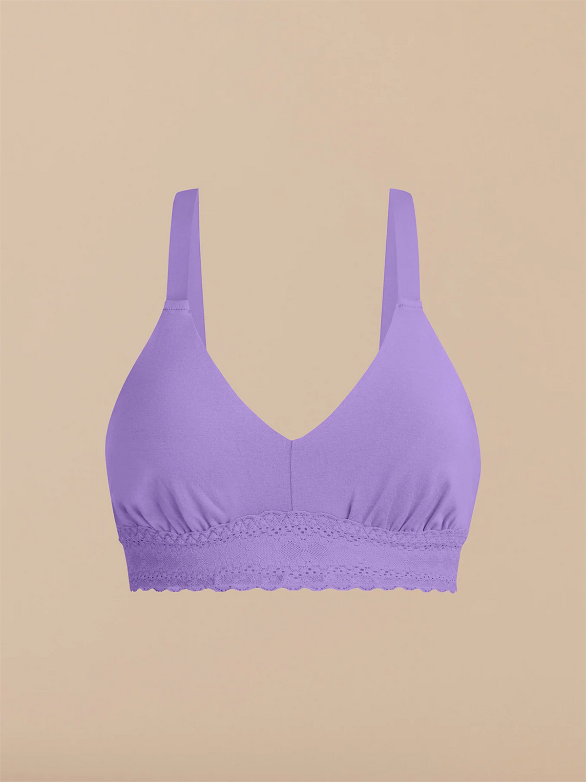 UltraModal™ Lace Longline Bralette | Purple