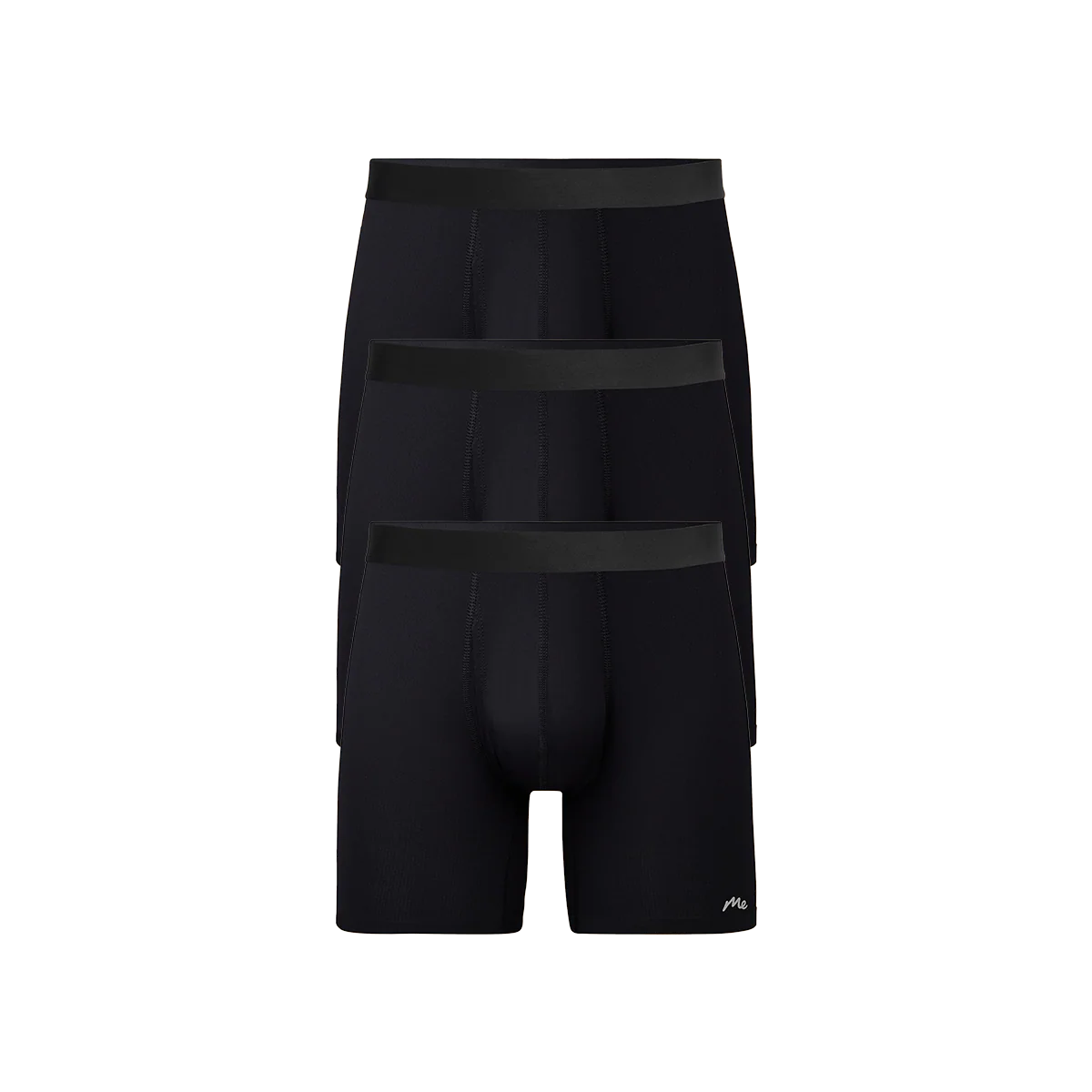 Breathe Boxer Brief w/ Fly 3-Pack | Black Pack